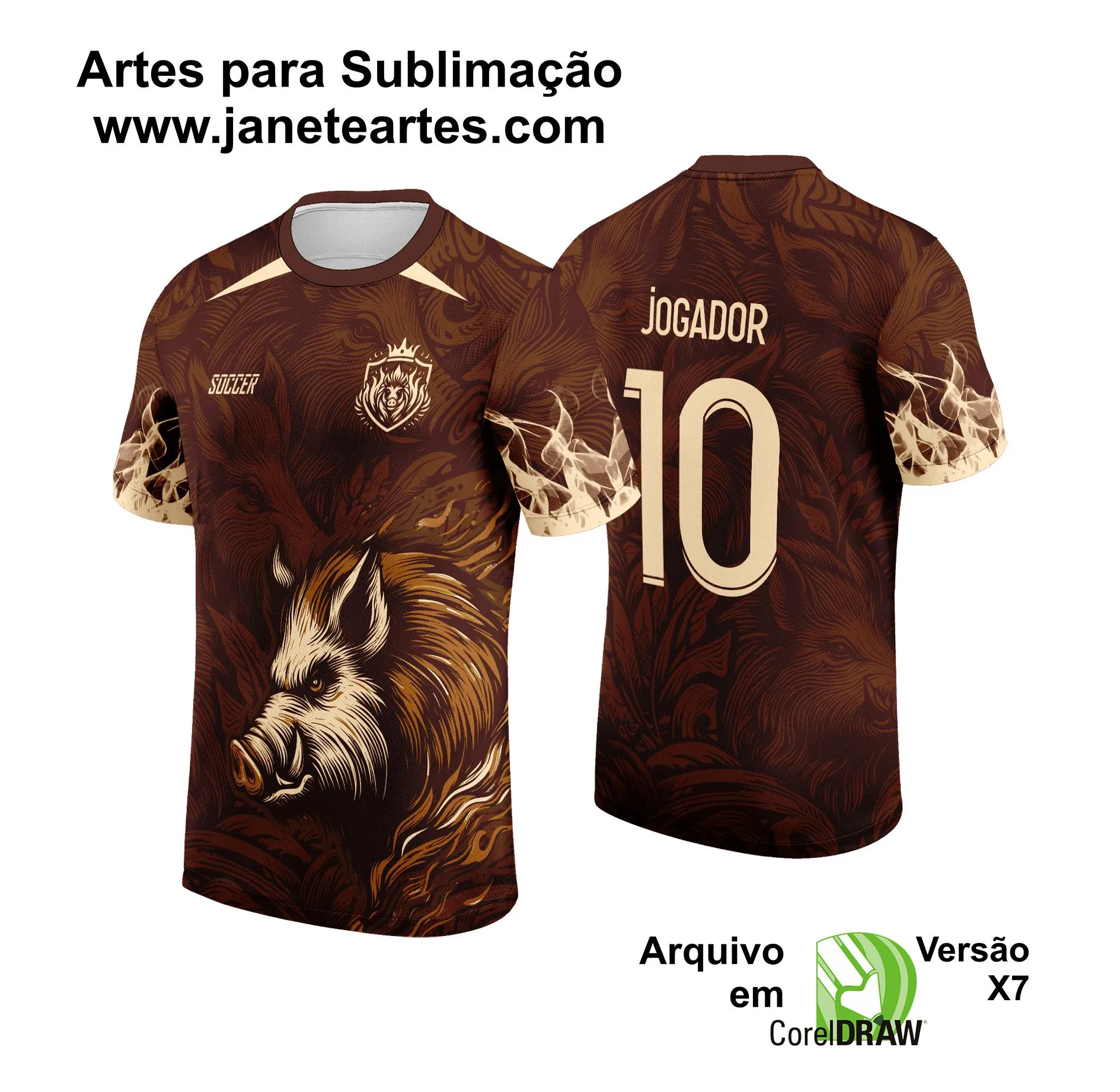 Arte Vetor Camisa de Interclasse Javali 2024 - 2025