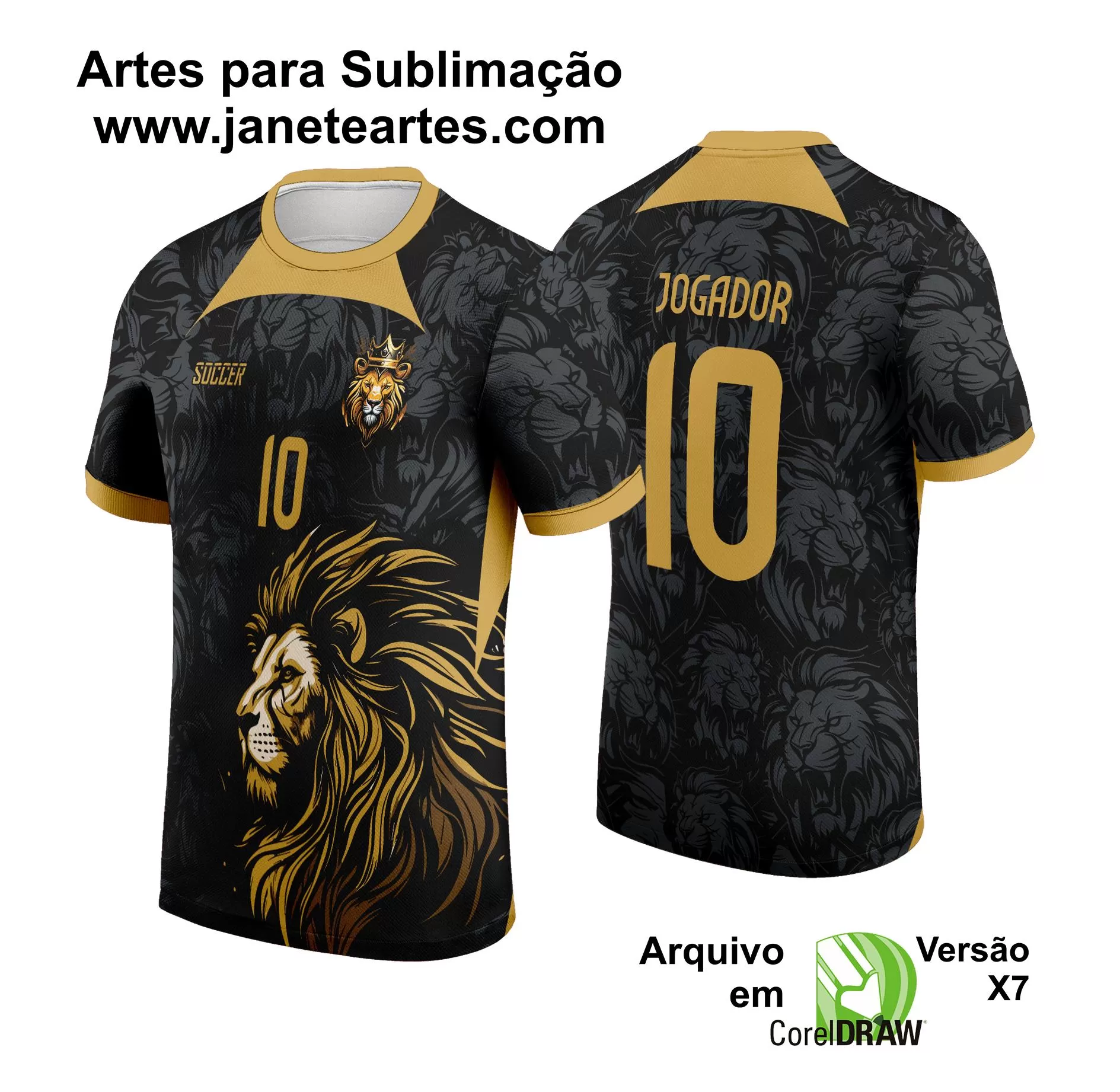 Arte Vetor Camisa de Interclasse Leão 2024 - 2025