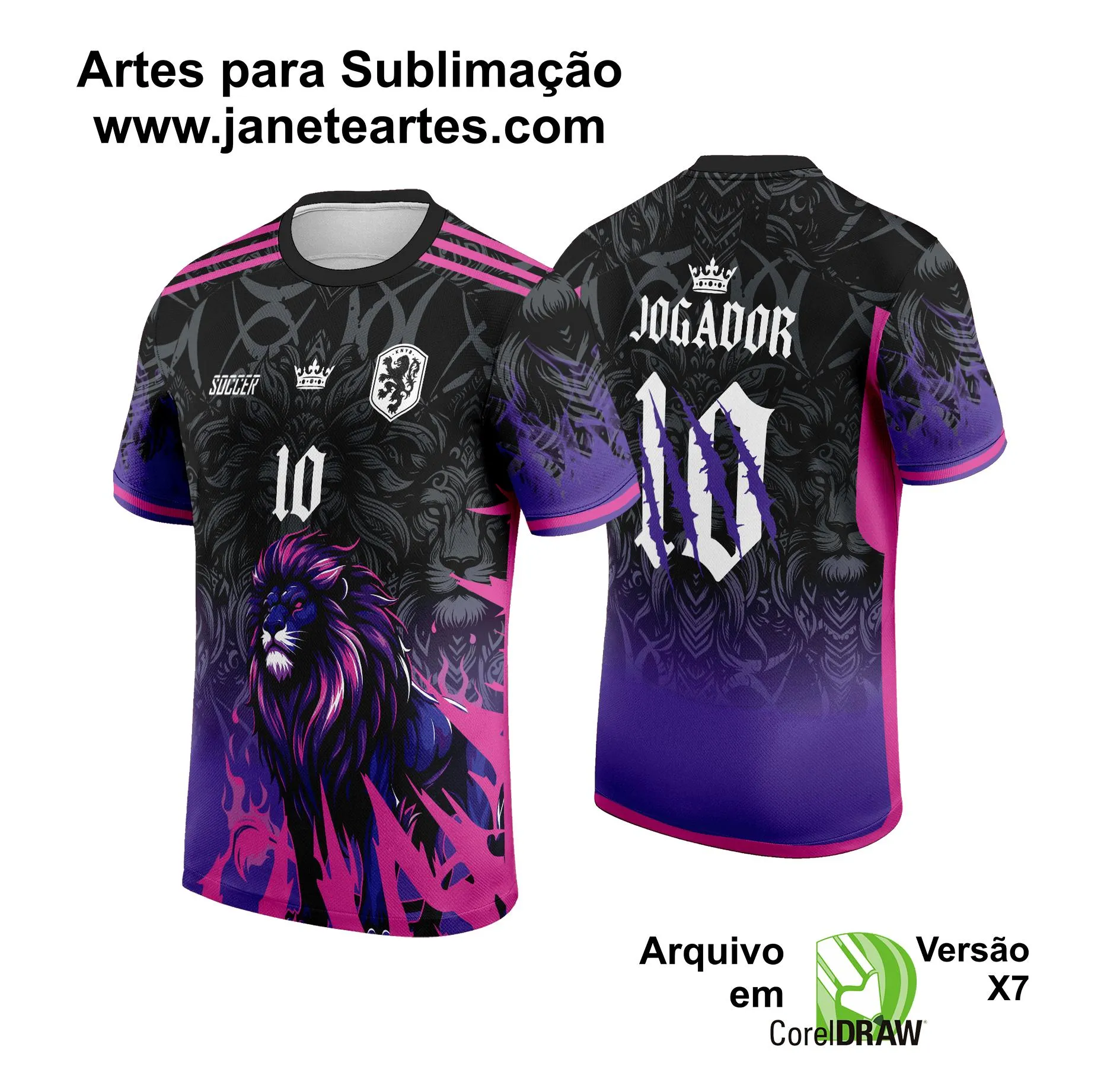 Arte Vetor Camisa de Interclasse Leão 2024 - 2025