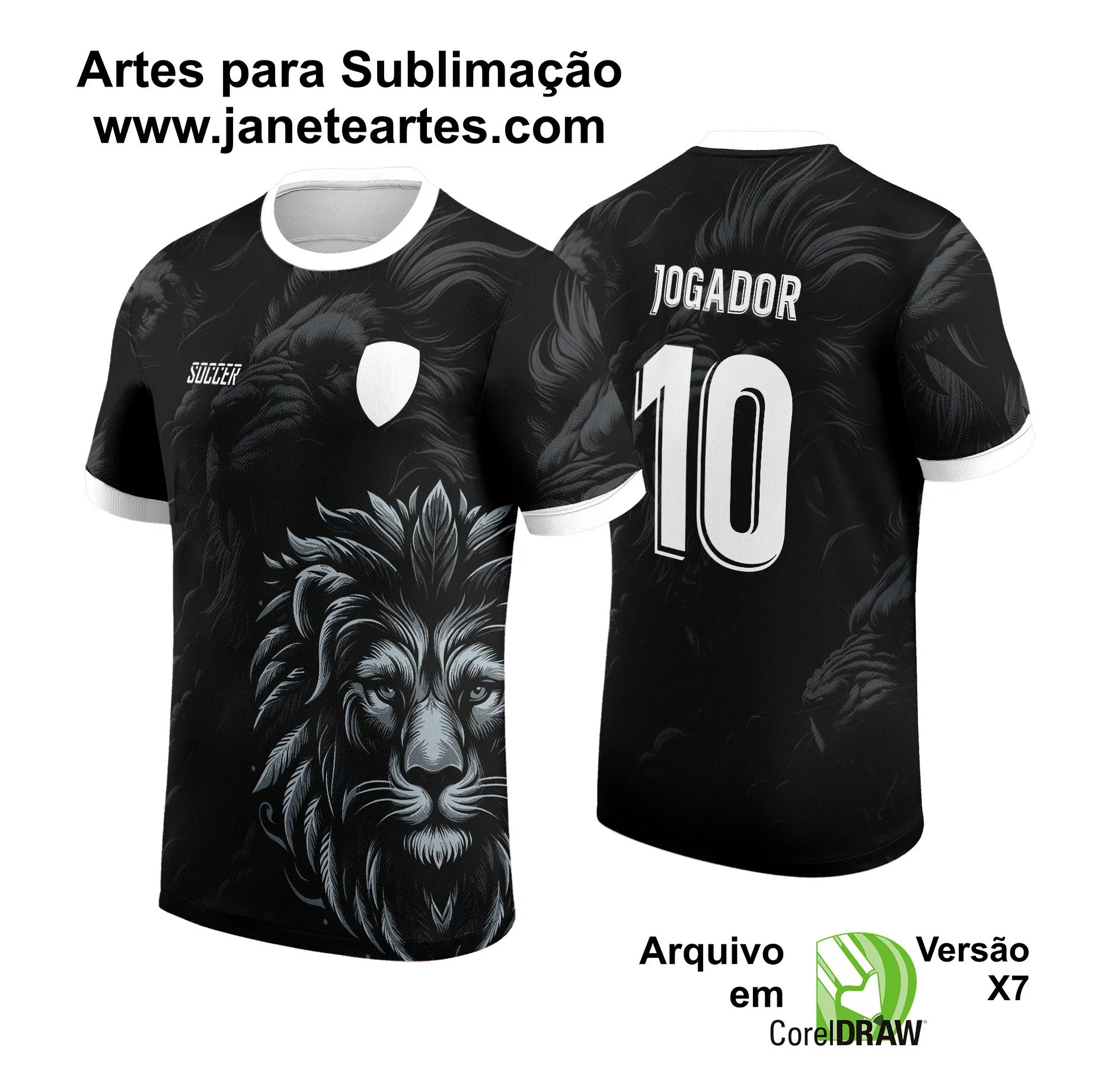 Arte Vetor Camisa de Interclasse Leão 2024 - 2025