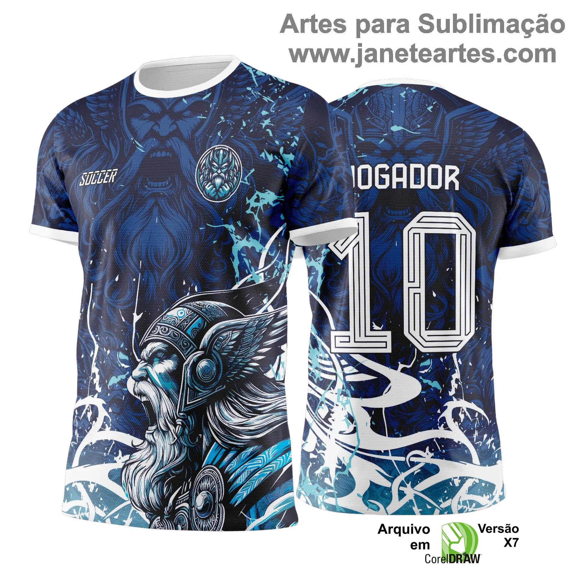 Arte Vetor Camisa de Interclasse Odin -  Jogos Internos 2024 - 2025