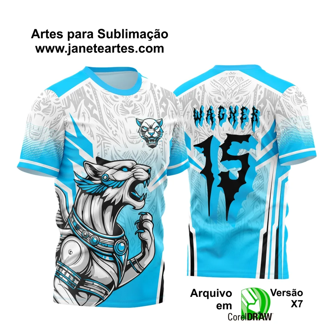 Arte Vetor Camisa de Interclasse Pantera Divina 2024 - 2025