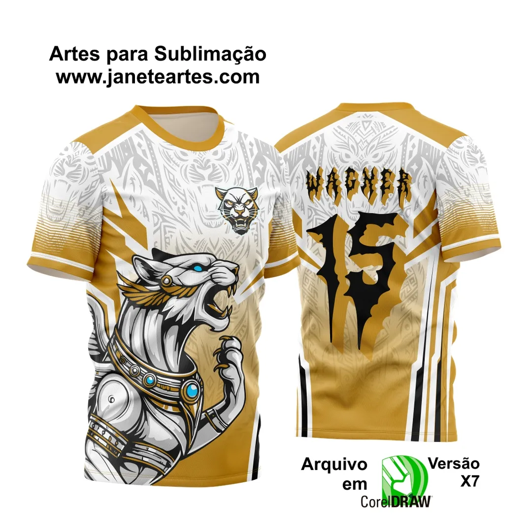 Arte Vetor Camisa de Interclasse Pantera Divina 2024 - 2025