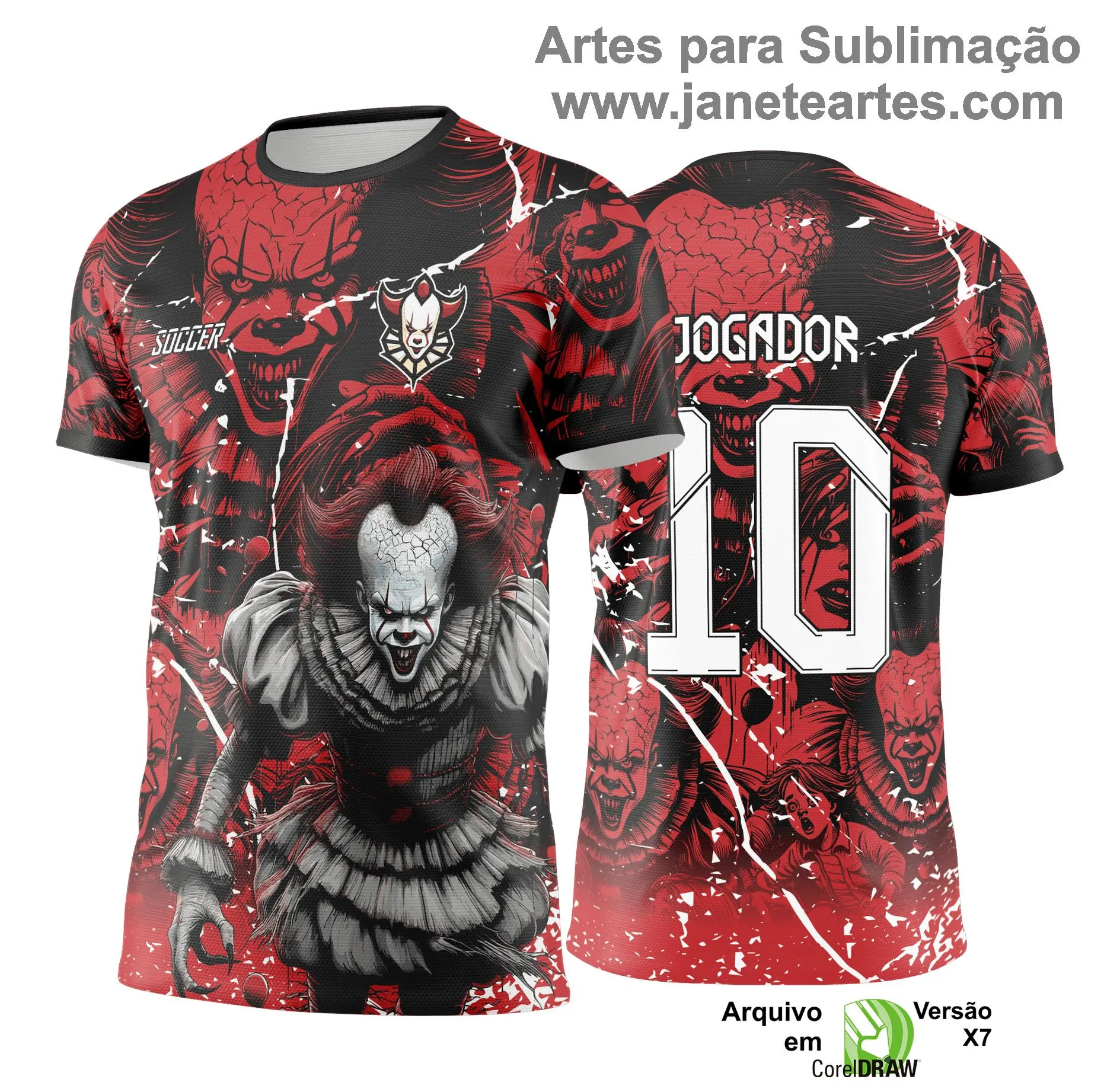 Arte Vetor - Camisa de Interclasse Pennywise - 2025