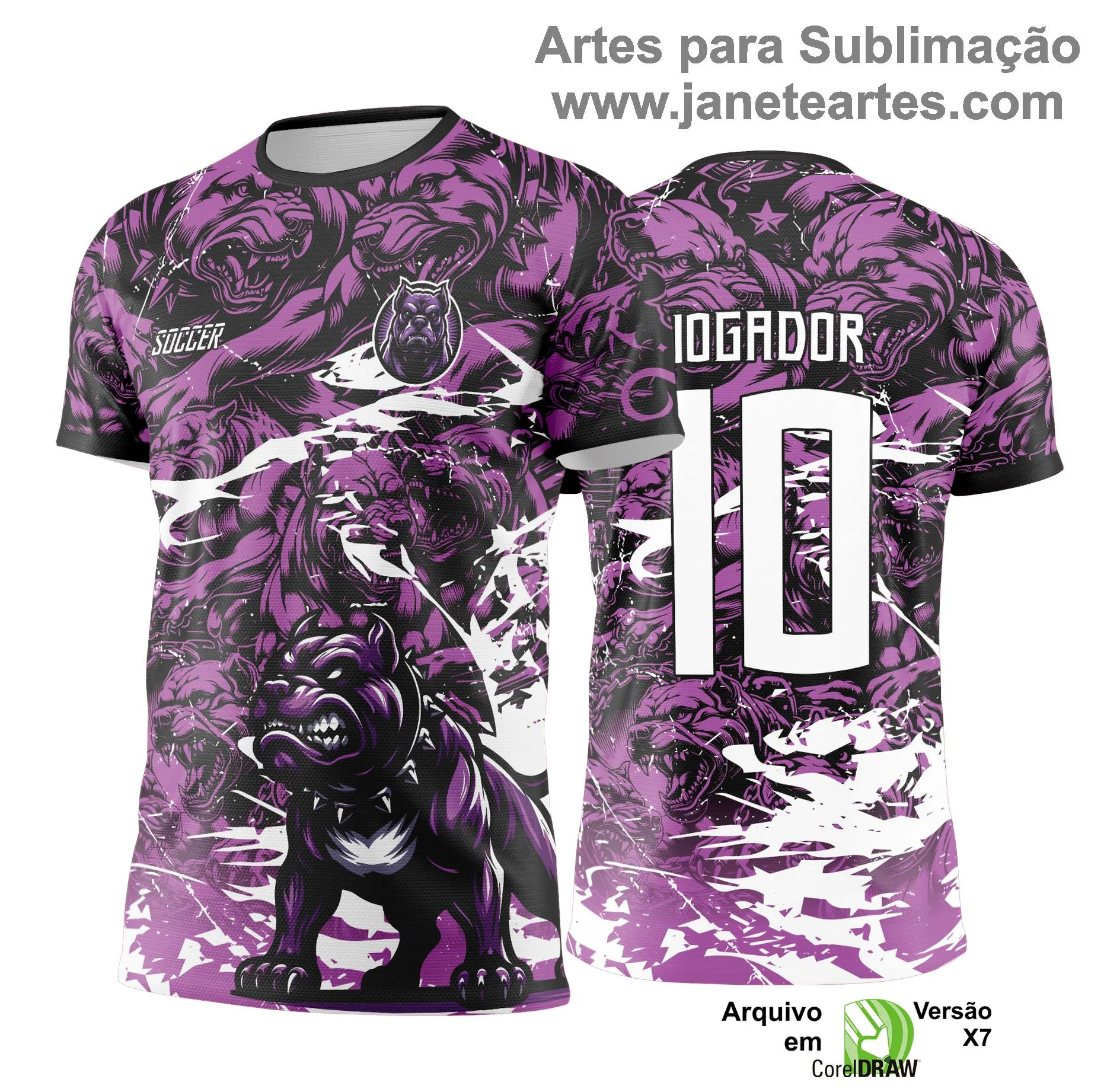 Arte Vetor - Camisa de Interclasse Pitbull - 2025