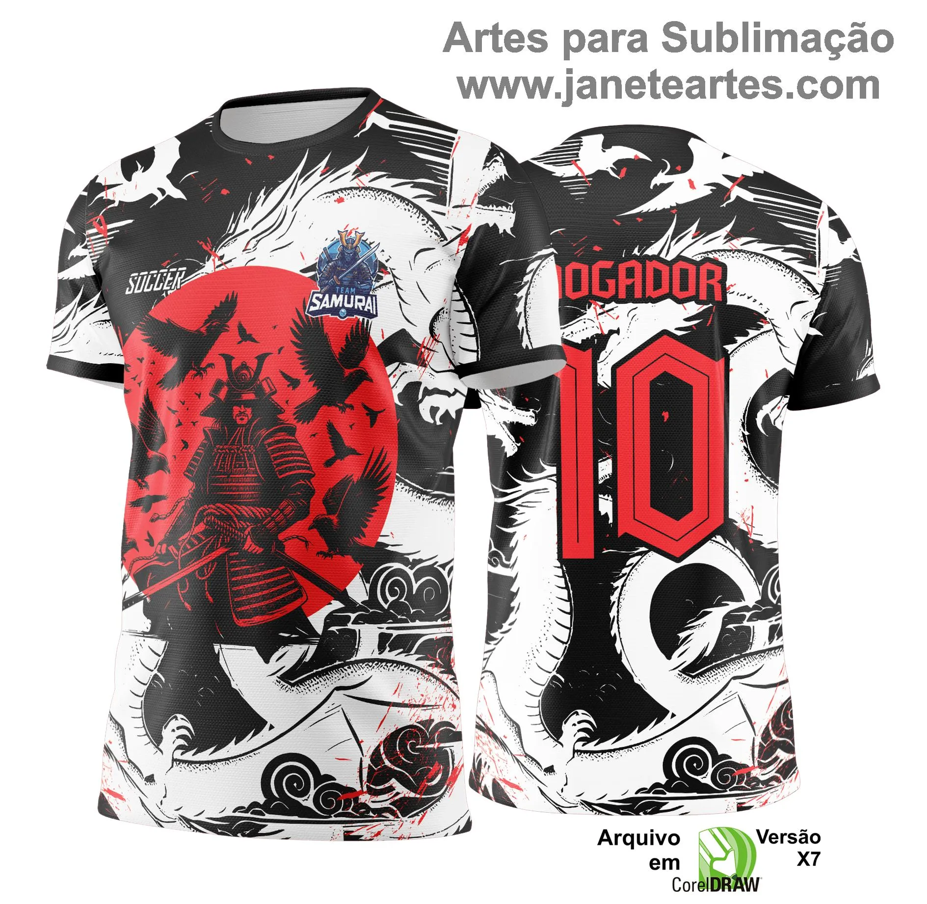 Arte Vetor - Camisa de Interclasse Samurai - 2025