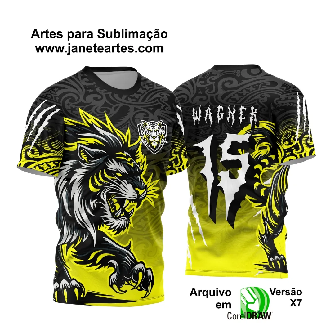 Arte Vetor Camisa de Interclasse Tigre 2024 - 2025