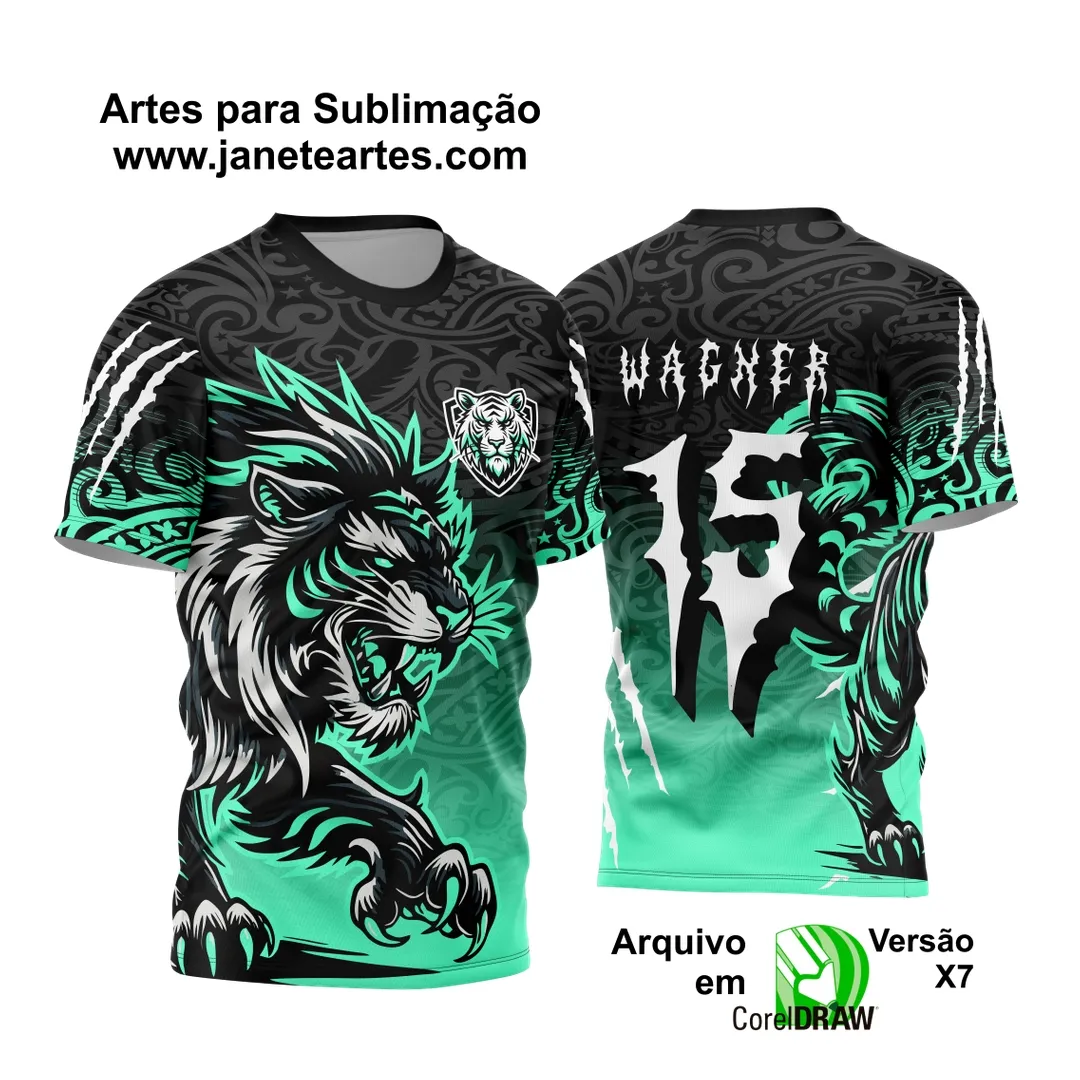 Arte Vetor Camisa de Interclasse Tigre 2024 - 2025