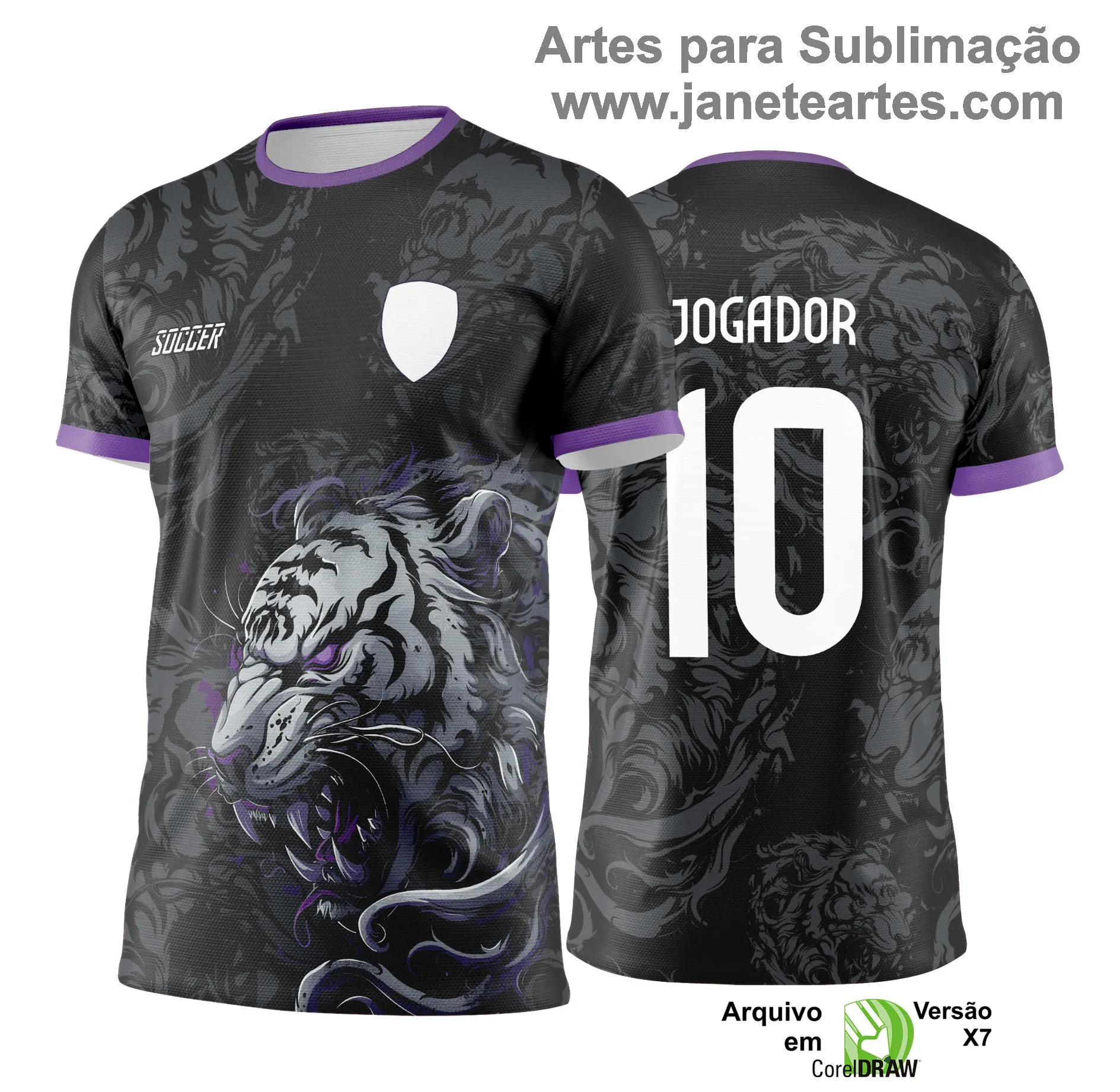 Arte Vetor Camisa de Interclasse Tigre - Jogos Internos 2024 - 2025