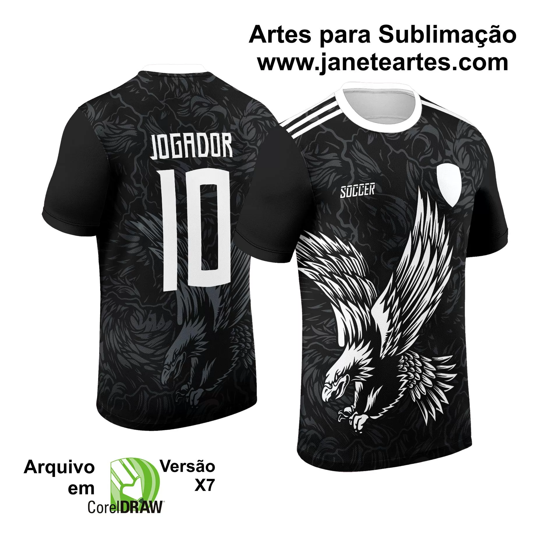 Arte Vetor Camisa de Interclasse Águia 2024 - 2025