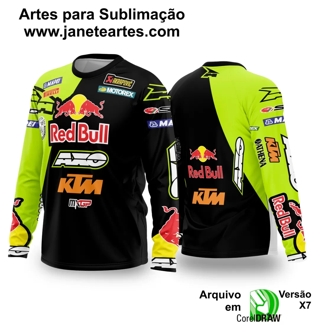 Arte Vetor Camisa de MOTOCROSS 2024 - 2025