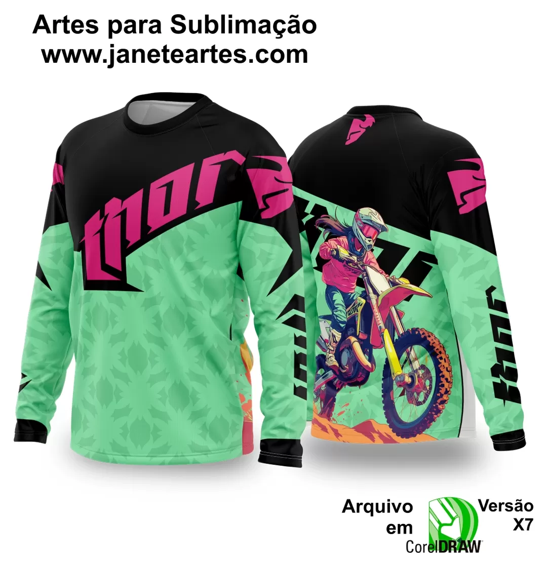 Arte Vetor Camisa de MOTOCROSS 2024 - 2025