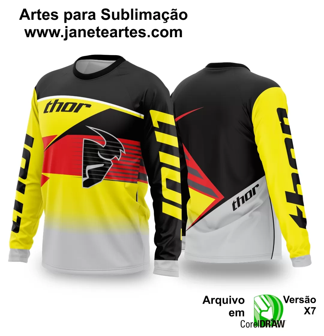 Arte Vetor Camisa de MOTOCROSS 2024 - 2025