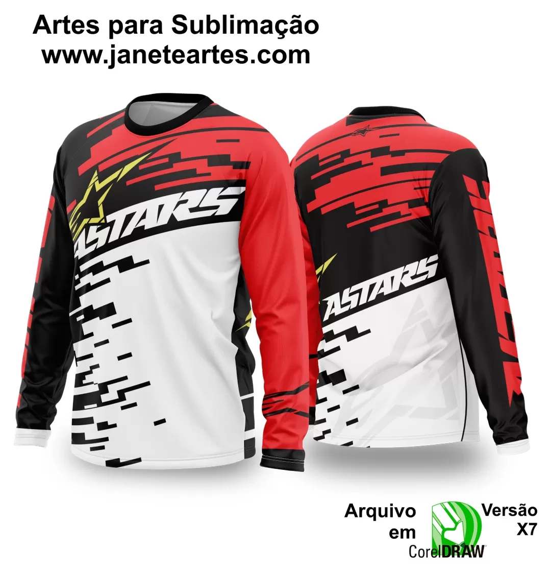 Arte Vetor Camisa de MOTOCROSS 2024 - 2025