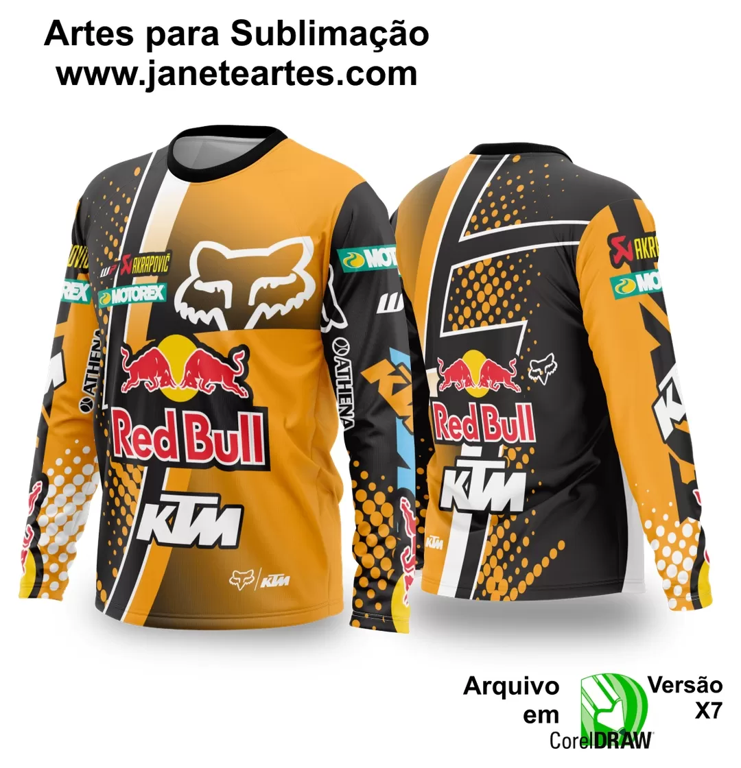 Arte Vetor Camisa de MOTOCROSS 2024 - 2025