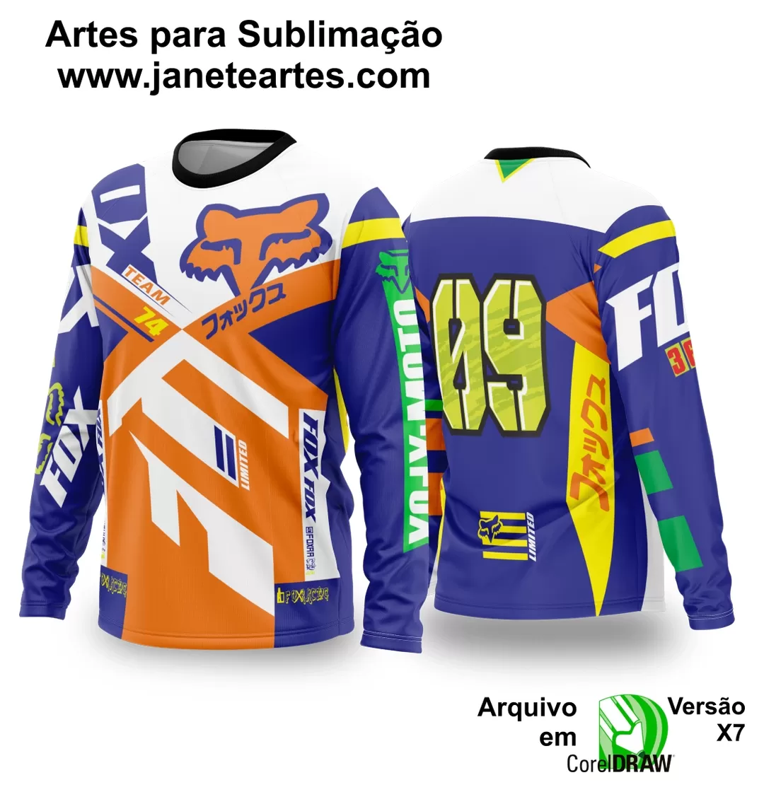 Arte Vetor Camisa de MOTOCROSS 2024 - 2025