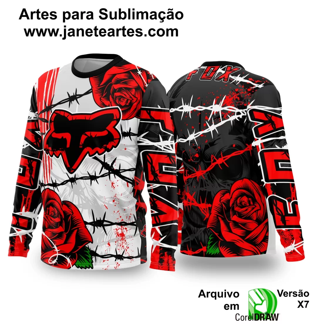 Arte Vetor Camisa de MOTOCROSS 2024 - 2025