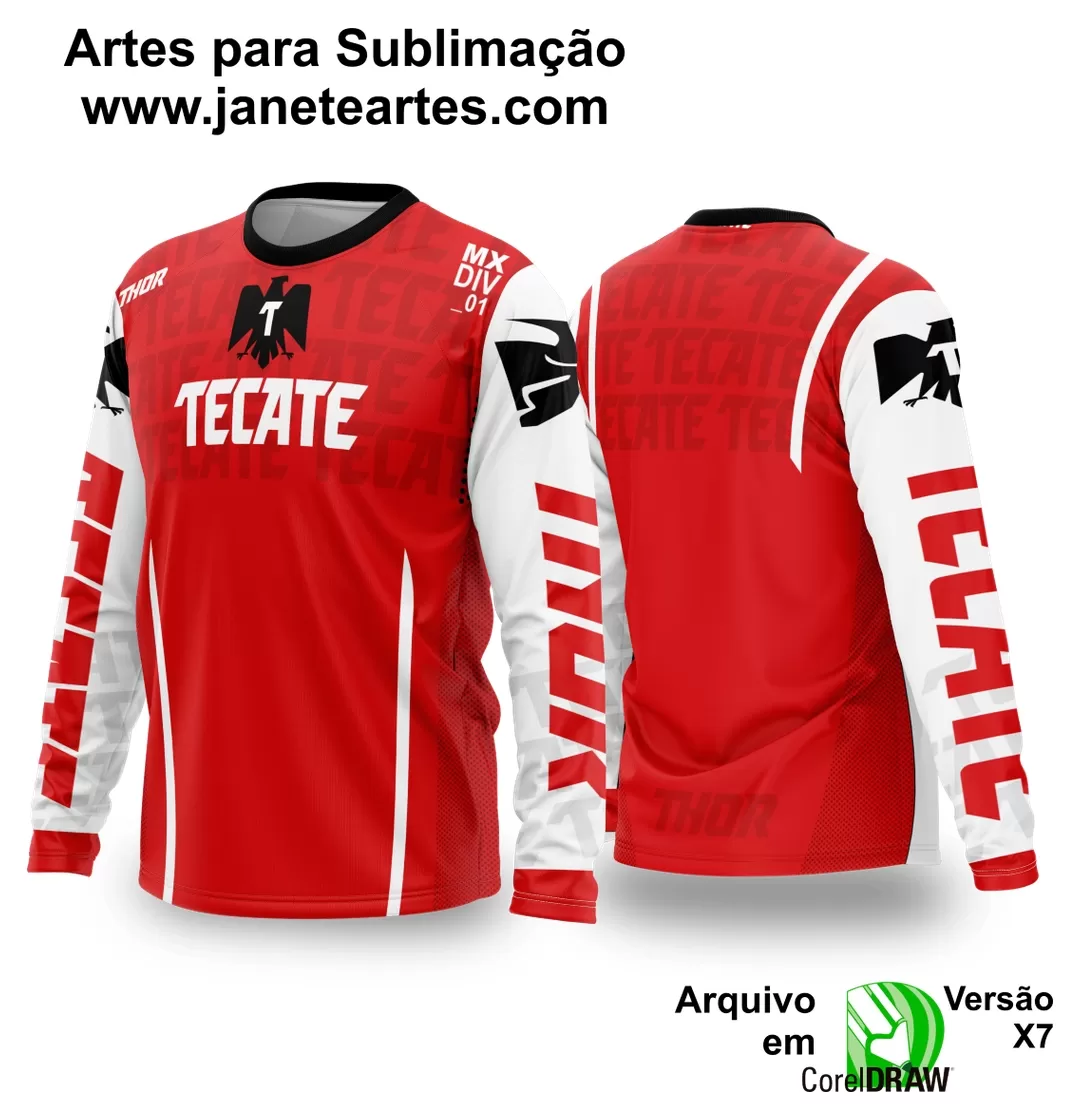 Arte Vetor Camisa de MOTOCROSS 2024 - 2025