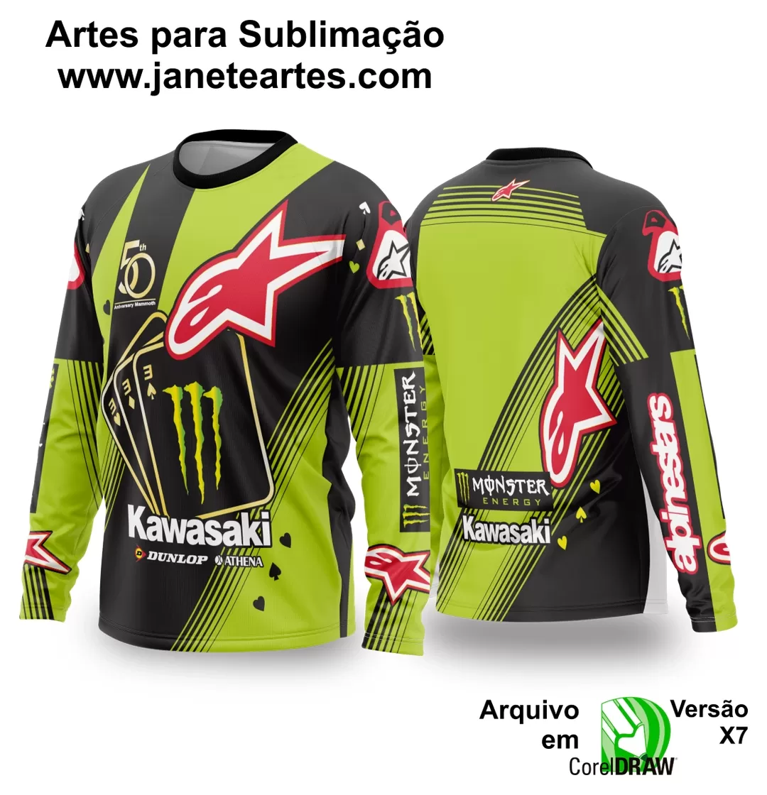 Arte Vetor Camisa de MOTOCROSS 2024 - 2025