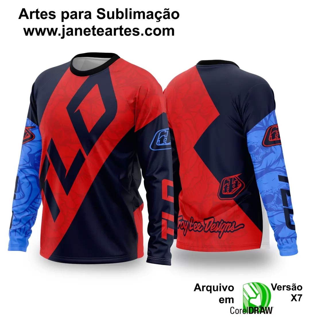 Arte Vetor Camisa de MOTOCROSS 2024 - 2025