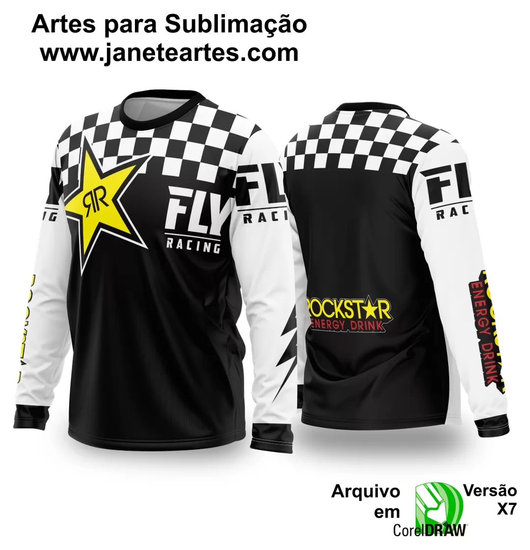 Arte Vetor Camisa de MOTOCROSS 2024 - 2025