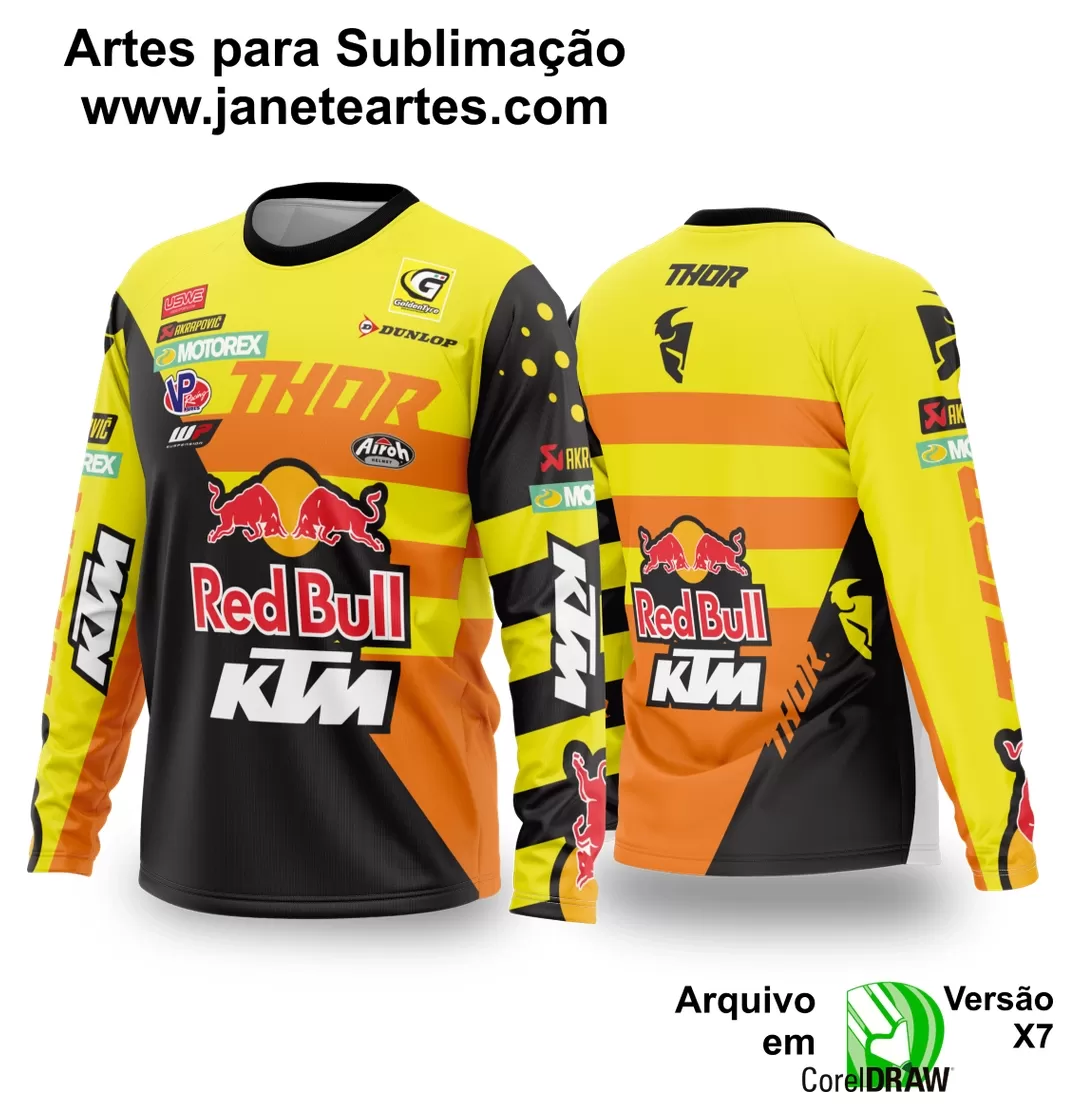 Arte Vetor Camisa de MOTOCROSS 2024 - 2025