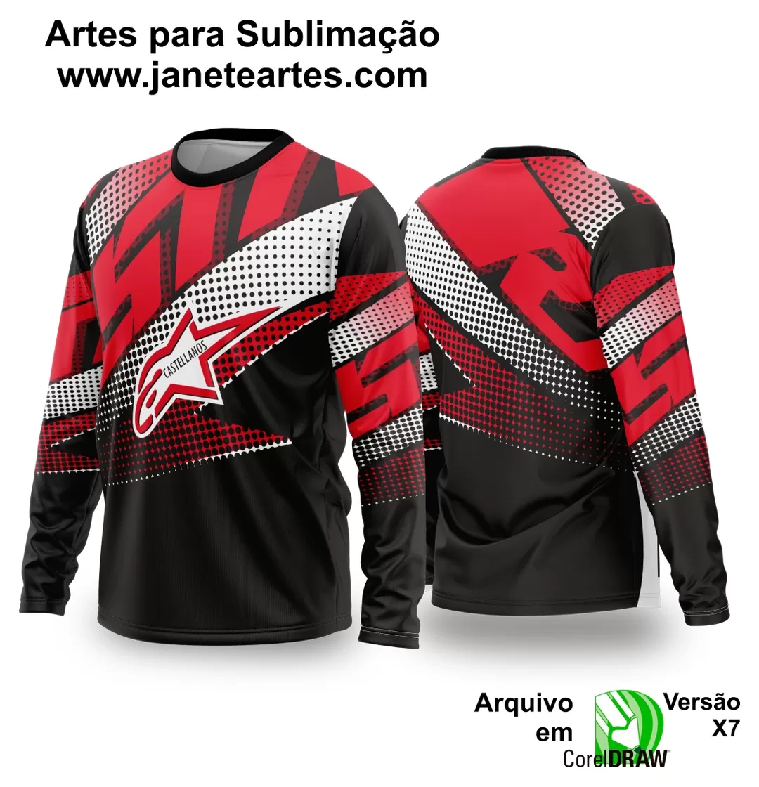 Arte Vetor Camisa de MOTOCROSS 2024 - 2025