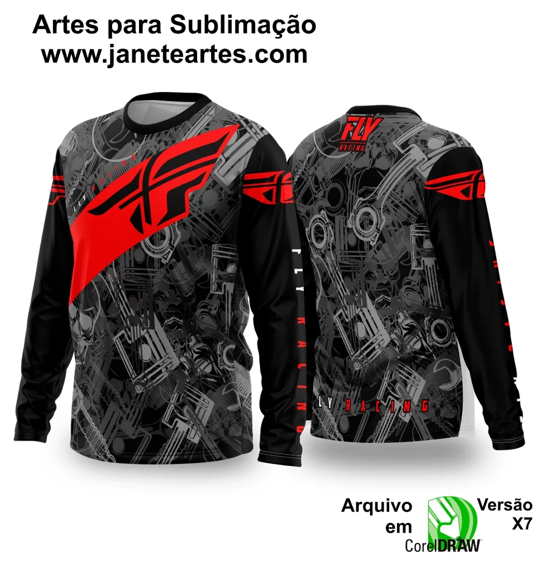 Arte Vetor Camisa de MOTOCROSS 2024 - 2025