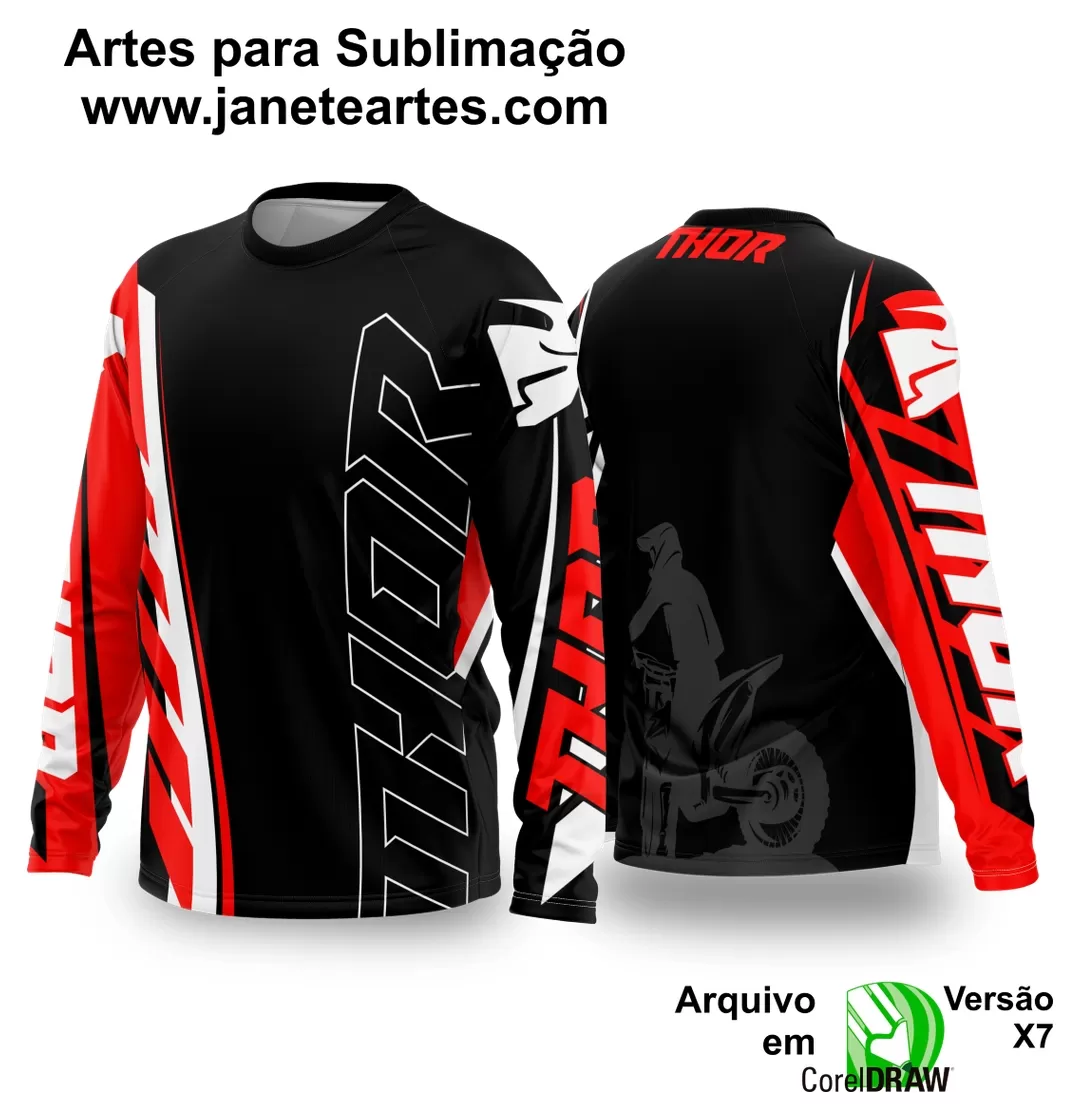 Arte Vetor Camisa de MOTOCROSS 2024 - 2025