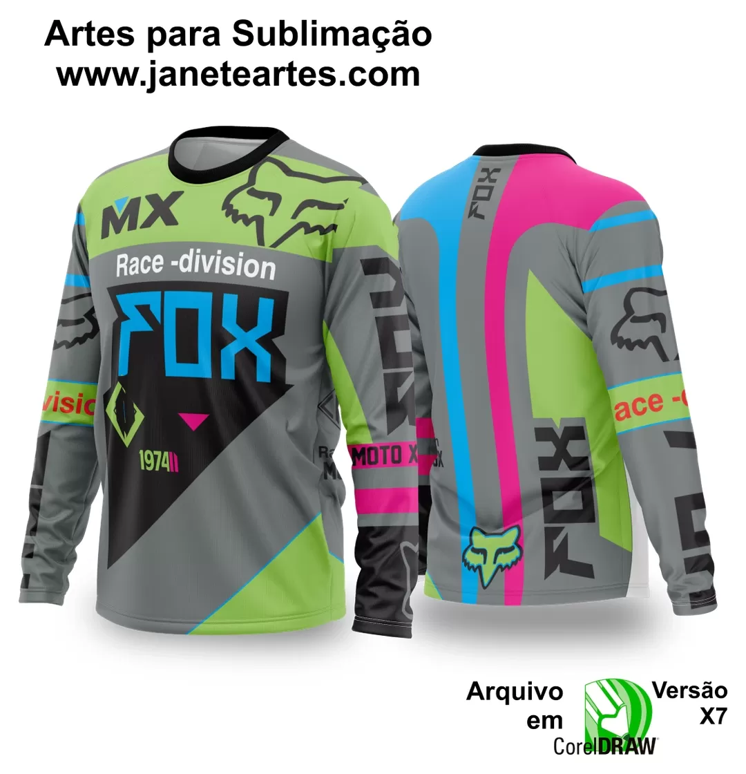 Arte Vetor Camisa de MOTOCROSS 2024 - 2025