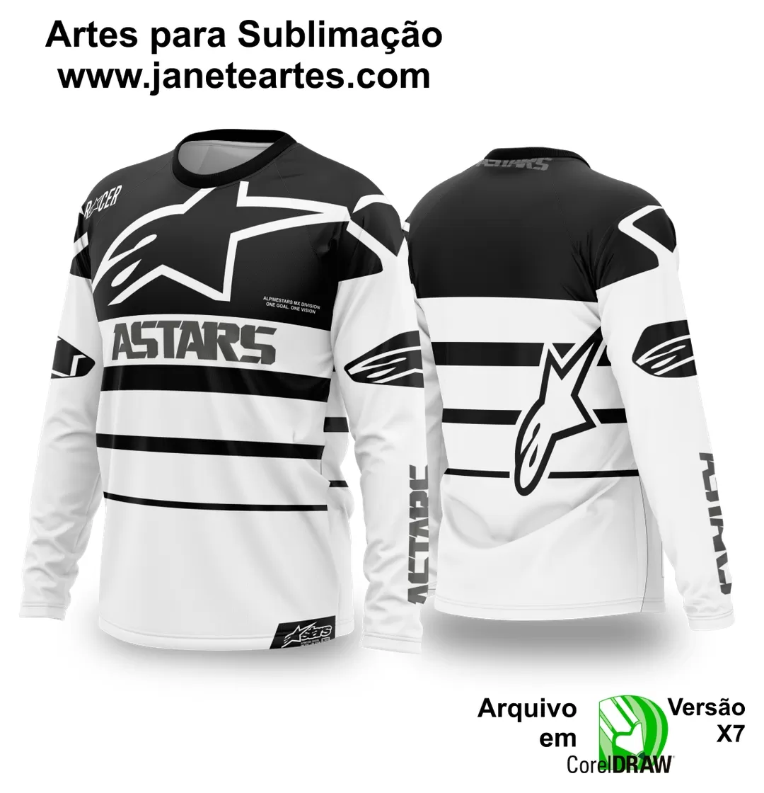 Arte Vetor Camisa de MOTOCROSS 2024 - 2025