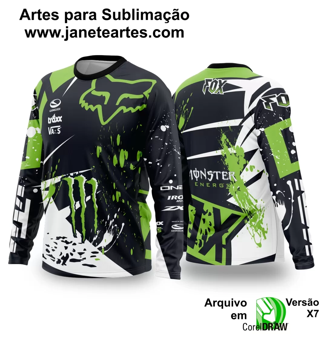 Arte Vetor Camisa de MOTOCROSS 2024 - 2025