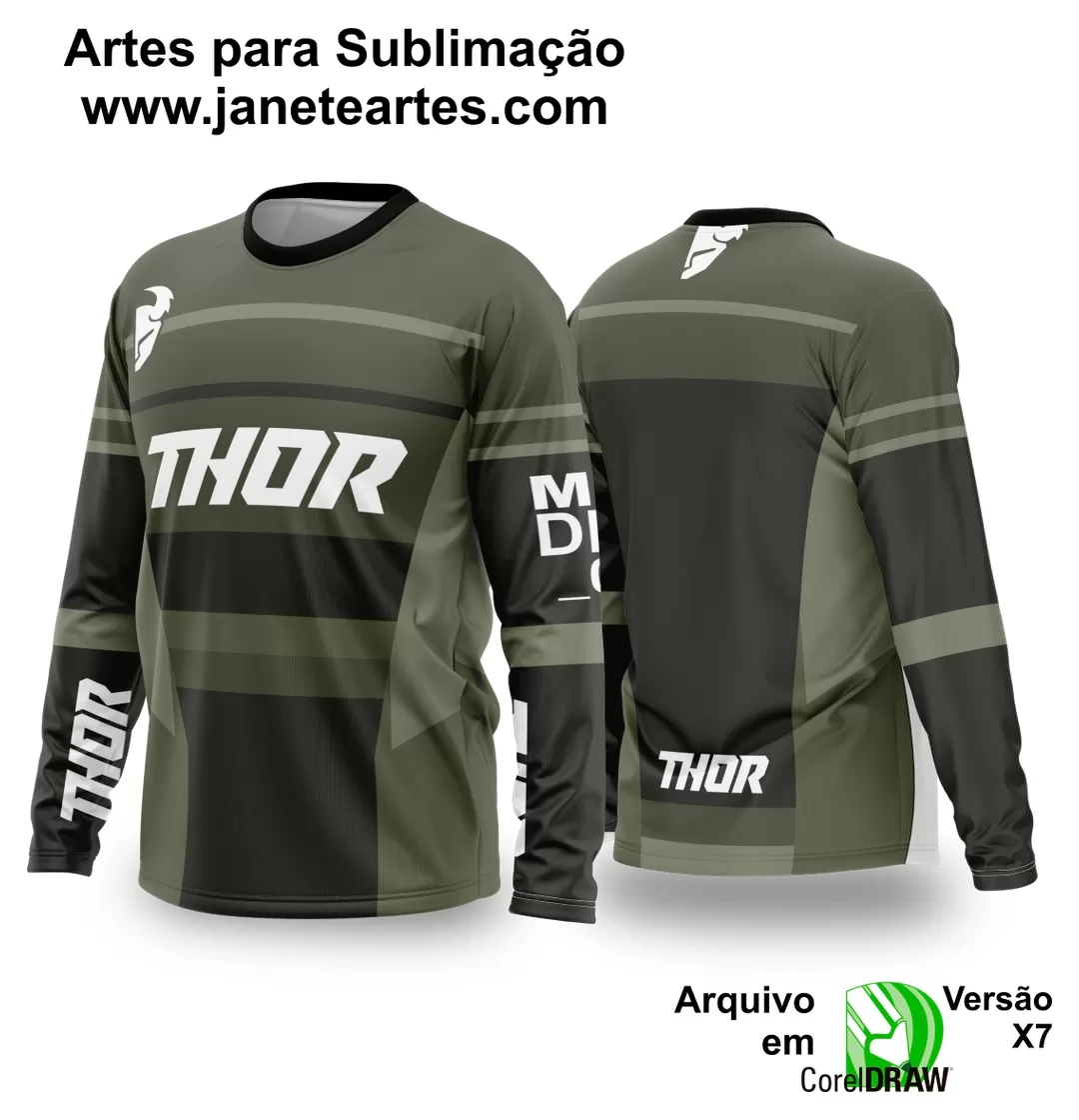 Arte Vetor Camisa de MOTOCROSS 2024 - 2025