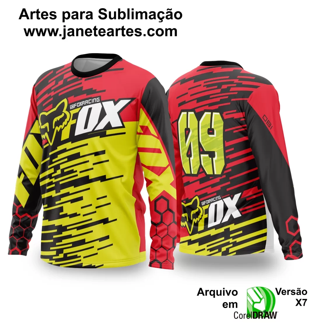 Arte Vetor Camisa de MOTOCROSS 2024 - 2025