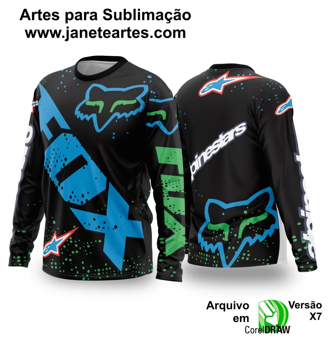 Arte Vetor Camisa de MOTOCROSS 2024 - 2025