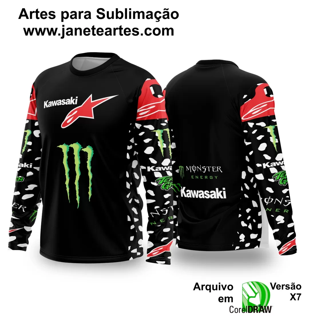 Arte Vetor Camisa de MOTOCROSS 2024 - 2025