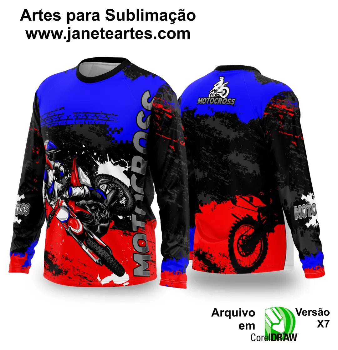 Arte Vetor Camisa de MOTOCROSS 2024 - 2025