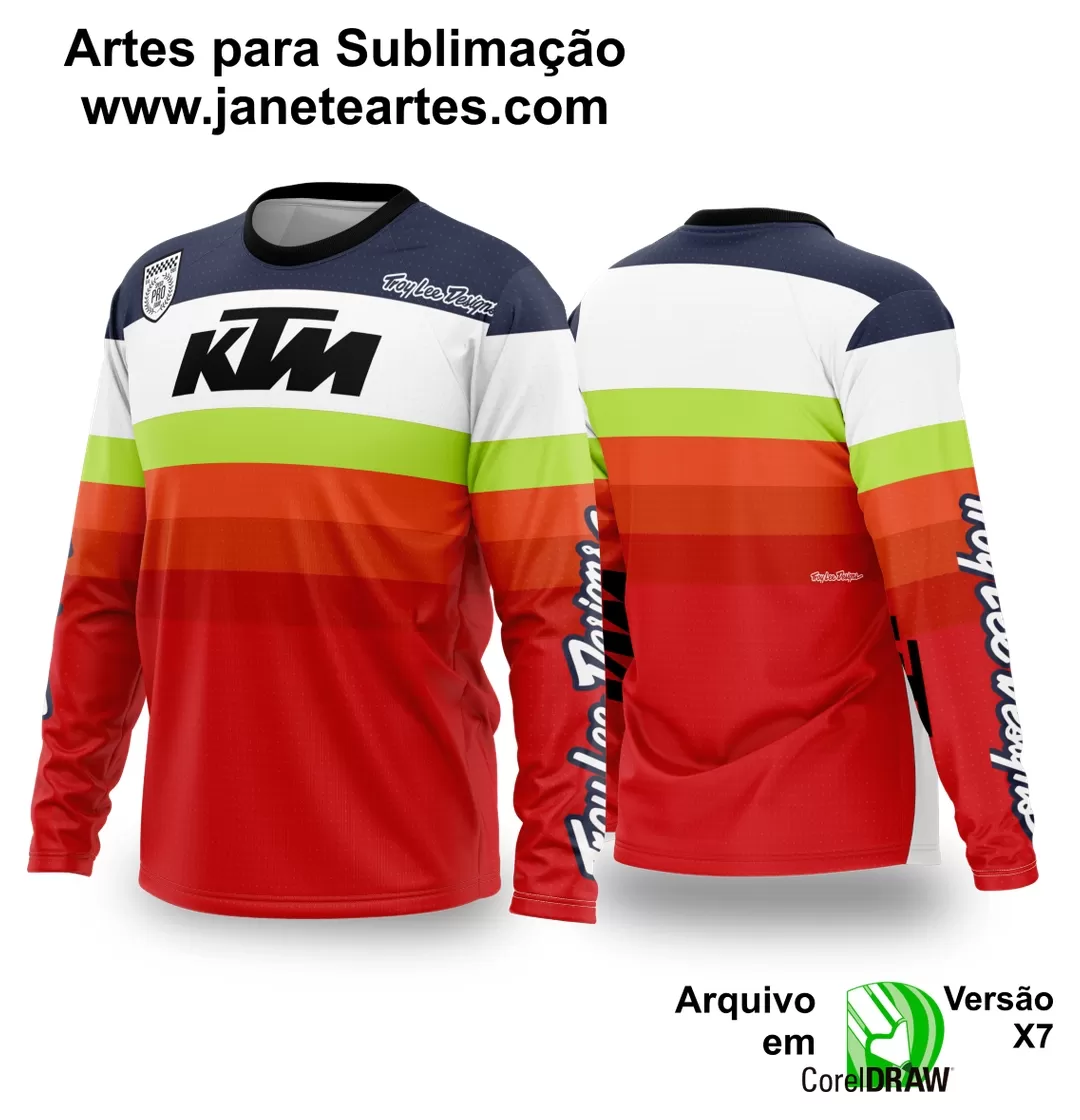 Arte Vetor Camisa de MOTOCROSS 2024 - 2025