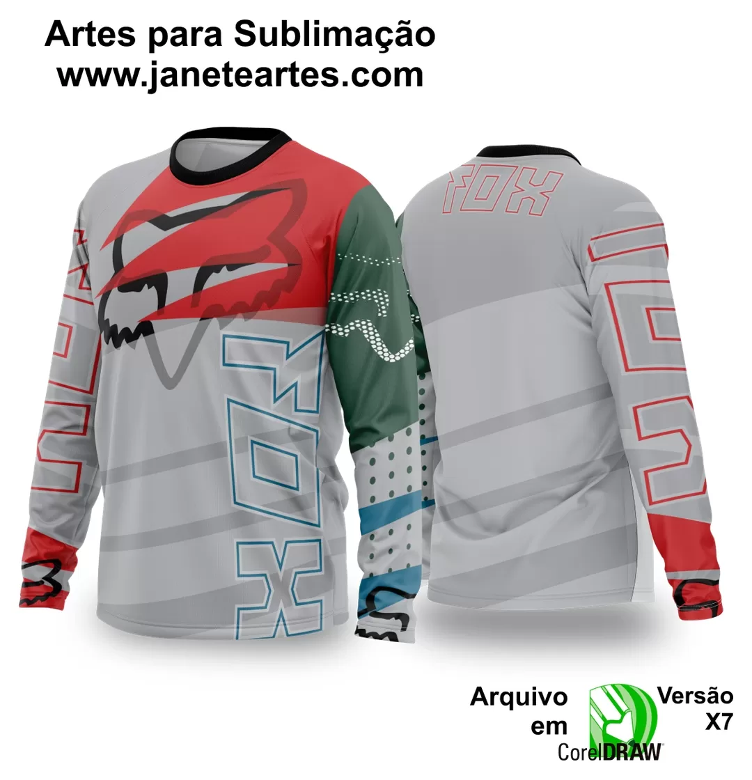 Arte Vetor Camisa de MOTOCROSS 2024 - 2025