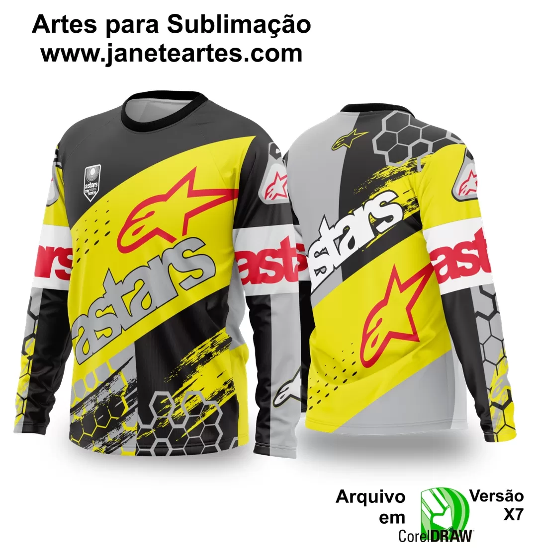 Arte Vetor Camisa de MOTOCROSS 2024 - 2025