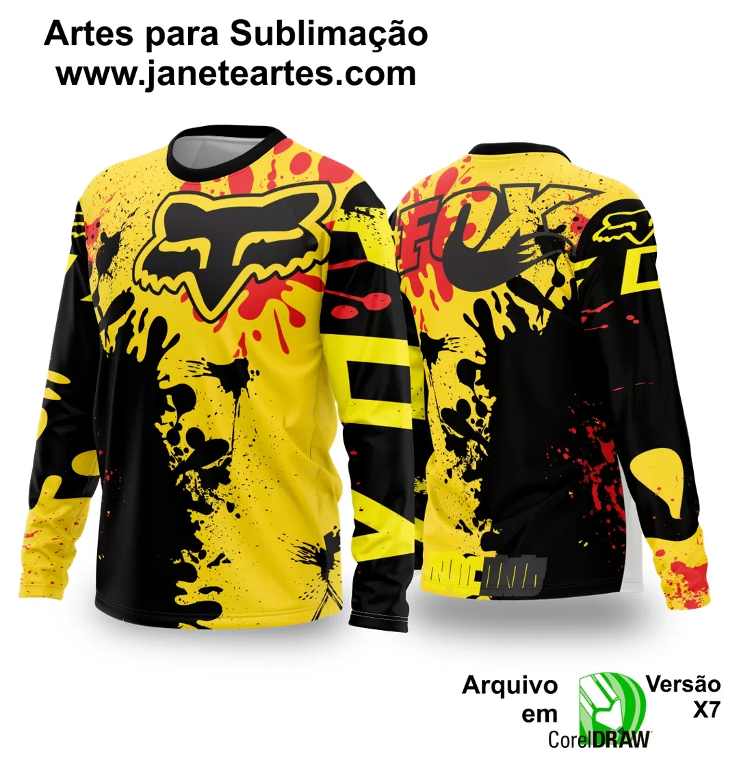 Arte Vetor Camisa de MOTOCROSS 2024 - 2025