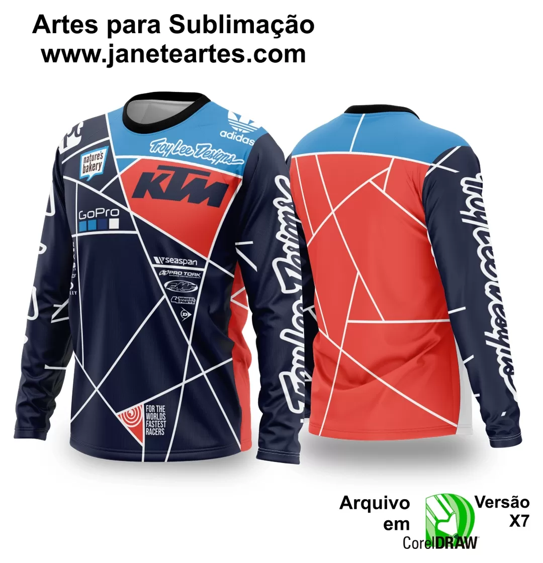 Arte Vetor Camisa de MOTOCROSS 2024 - 2025