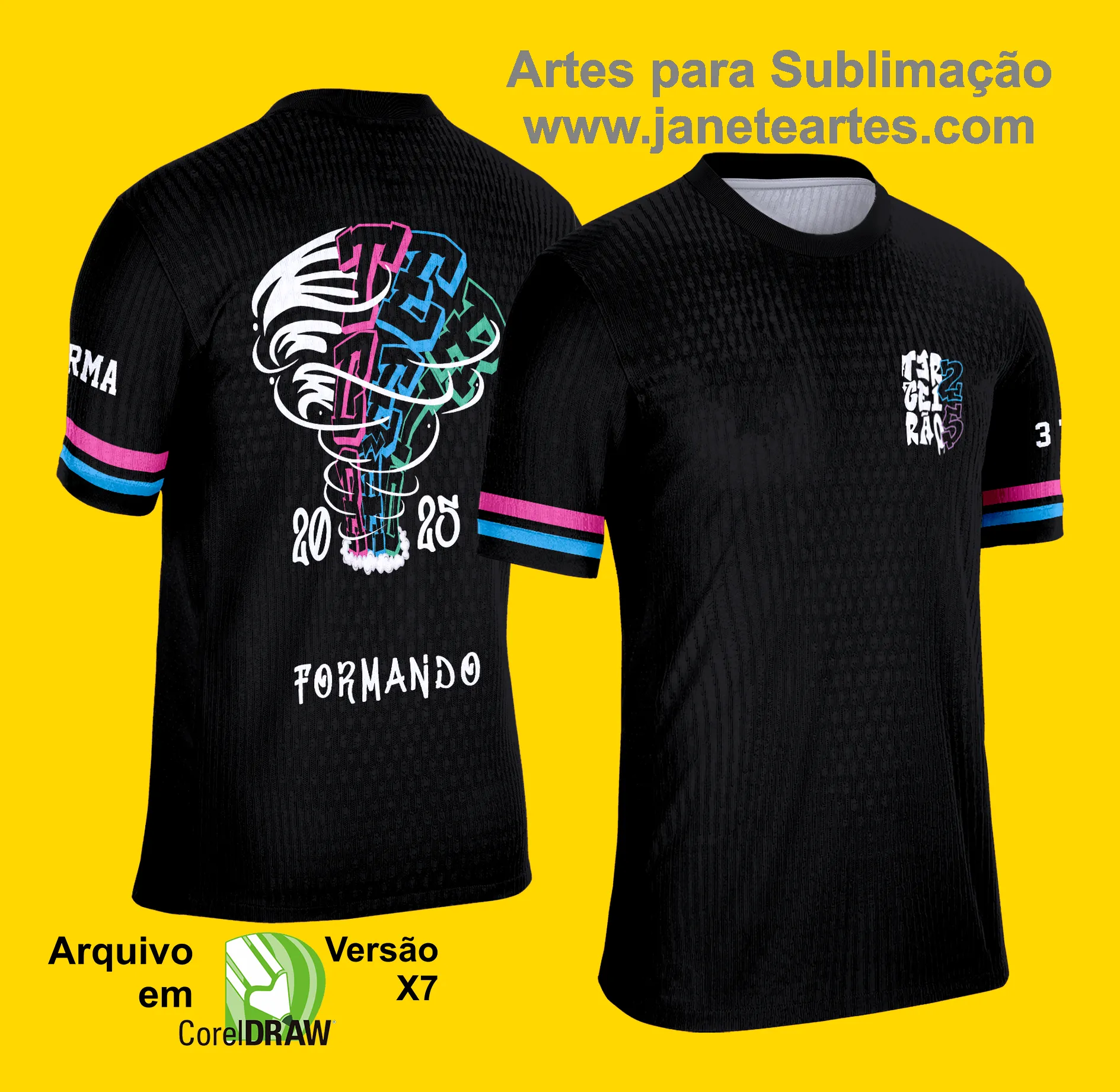 Arte Vetor Camisa de Terceirão 2025: Furacão