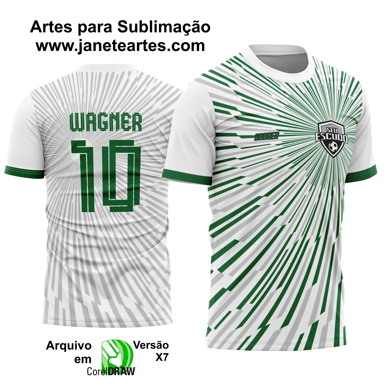 Arte Vetor Camisa de Time Amador