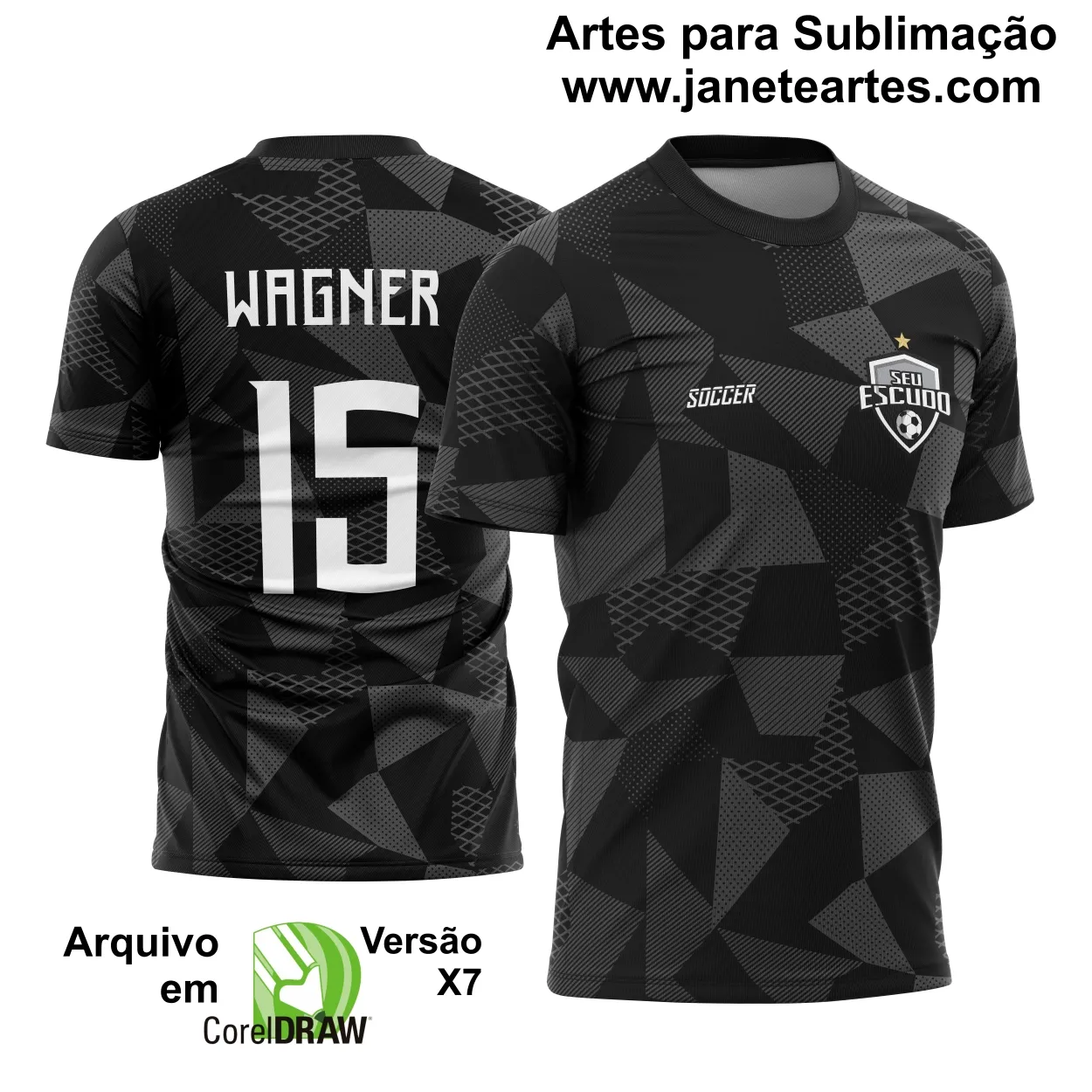 Arte Vetor Camisa de Time Amador