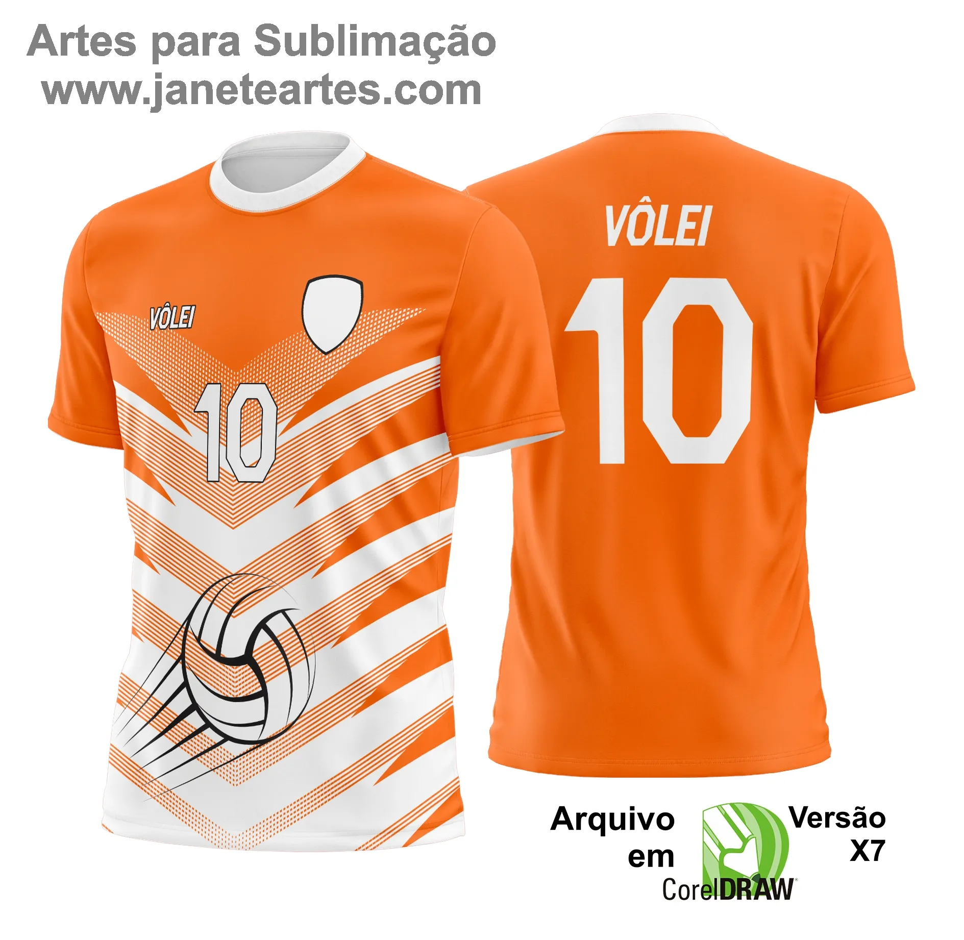 Arte Vetor Camisa de Vôlei - Estampa Camisa de Vôlei