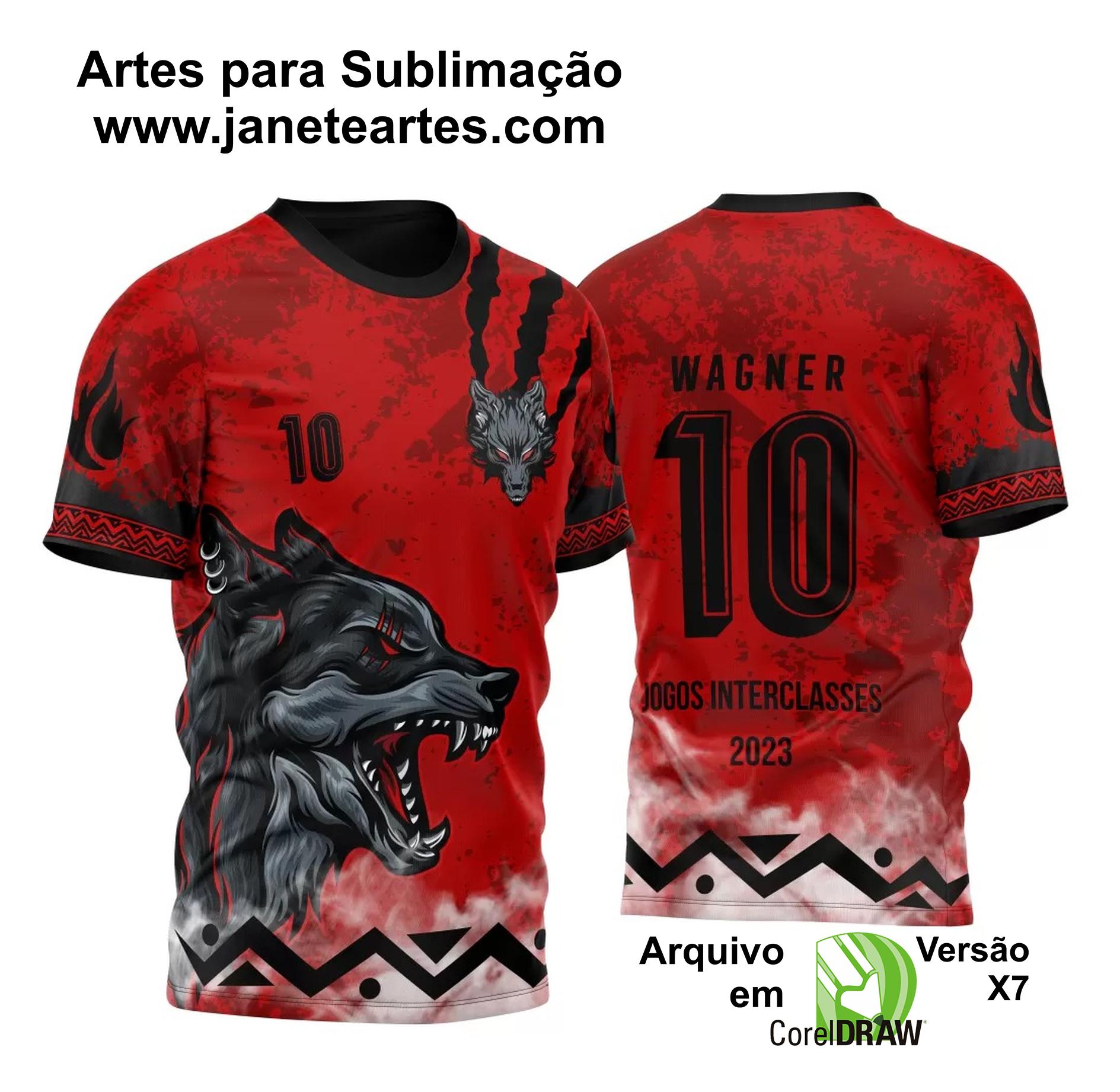 Arte Vetor Camisa para InterClasse Lobo Feroz 2023
