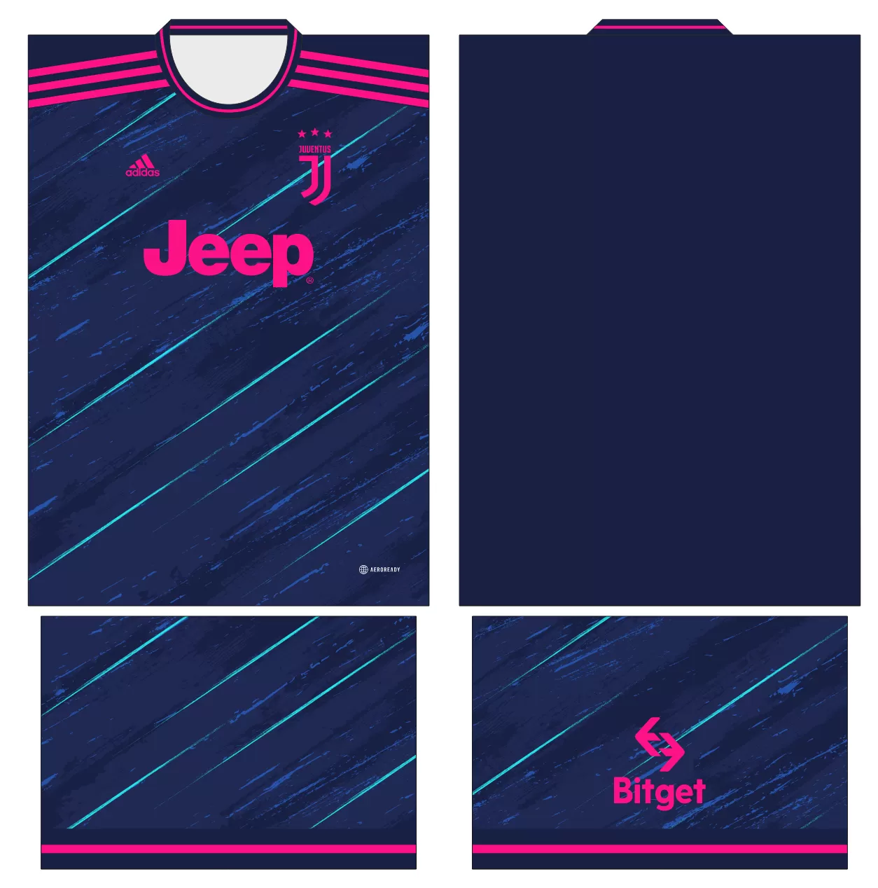Arte Vetor Estampa Camisa Juventus Conceito 2023 - 3
