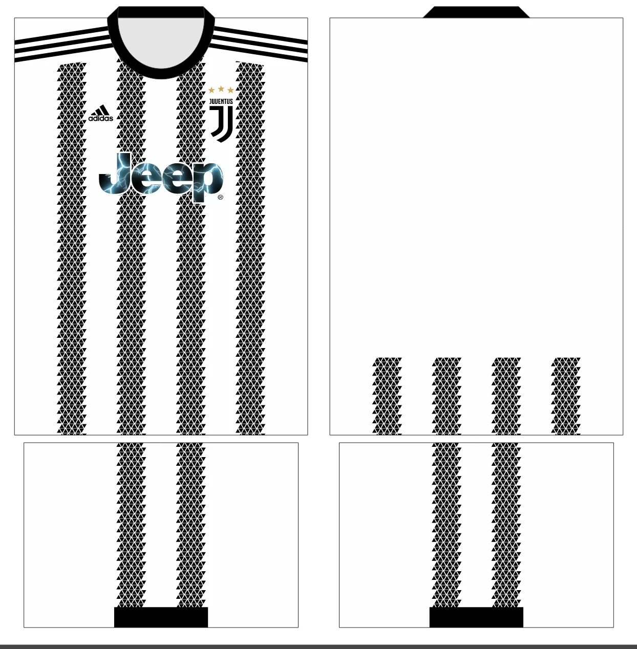 Arte Vetor Estampa Camisa Juventus Conceito 2023 - 7