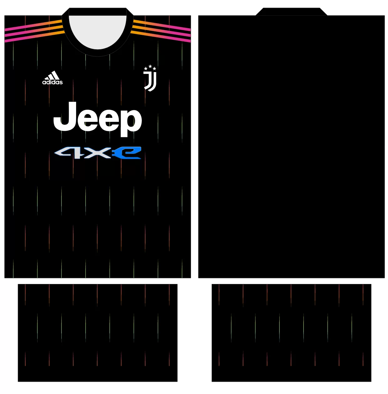 Arte Vetor Estampa Camisa Juventus Visita 2021 - 2022